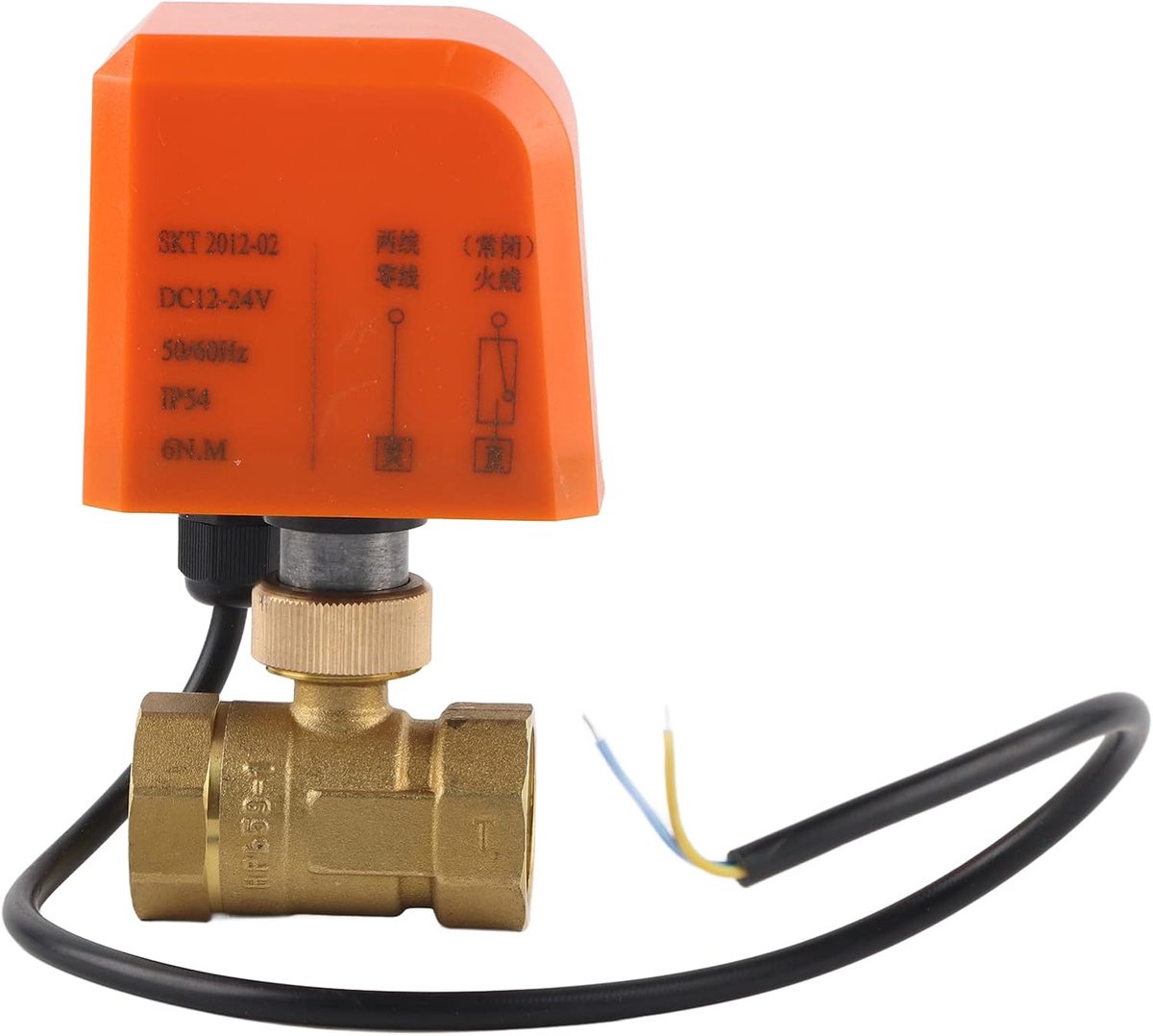 Kogelklep DN20 - Professionele 2-weg messing elektrische kogelklep - Automatische watercontrole voor zwembadfilters - SnelShoppen