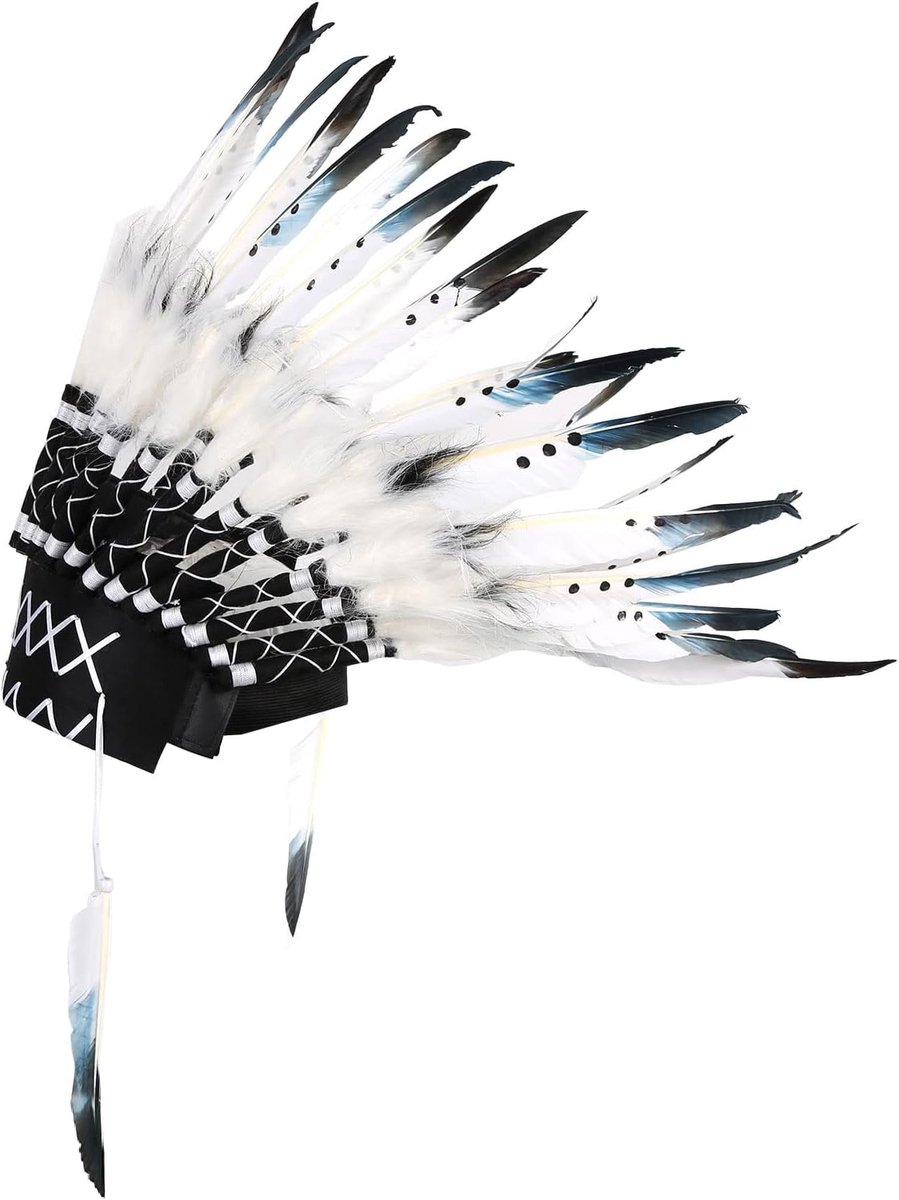 Indianen hoofdtooi voor volwassenen - kleurrijk ontwerp - perfect voor feesten - fotoprops - ShopVlot