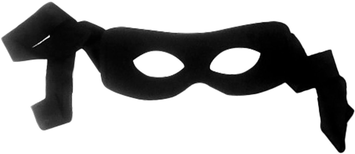 Oogmasker zwart - elegant kostuummasker - voor Halloween party - ShopVlot