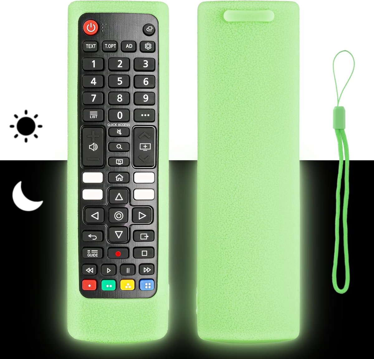 Afstandsbediening hoes - silicone - schokbestendig - optimale bescherming voor LG TV - ShopVlot