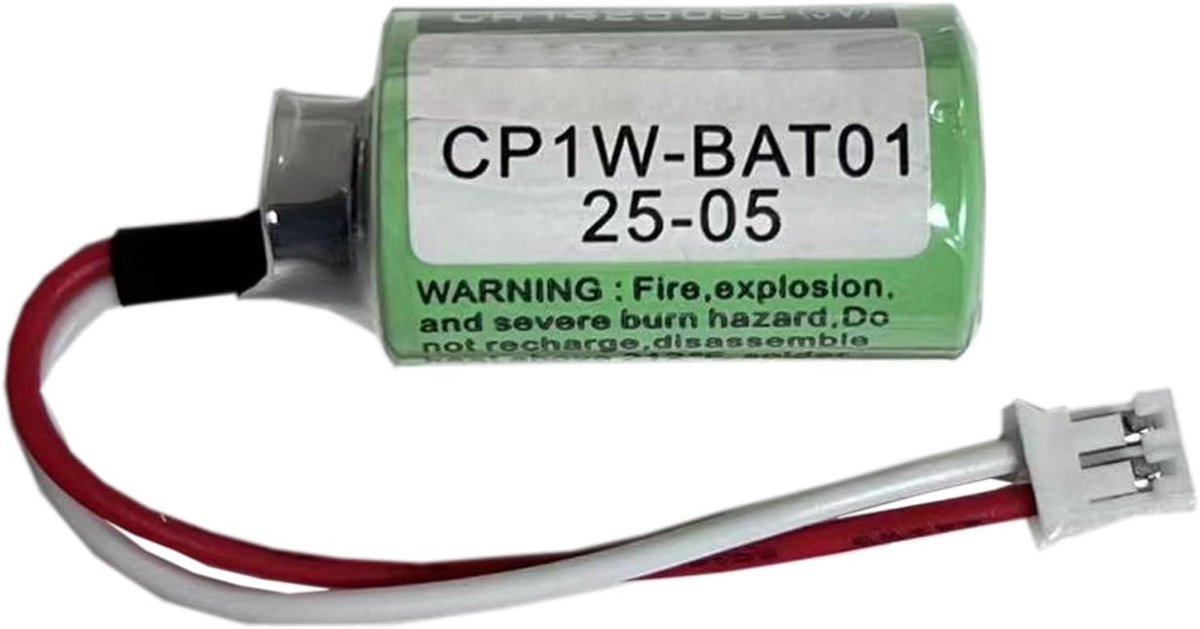 Vervangingsbatterij 3V - CR14250SE CR1/2AA - Hoogwaardige kwaliteit - Geschikt voor CP1W-BAT01 en CP1H PLC - ShopVlot