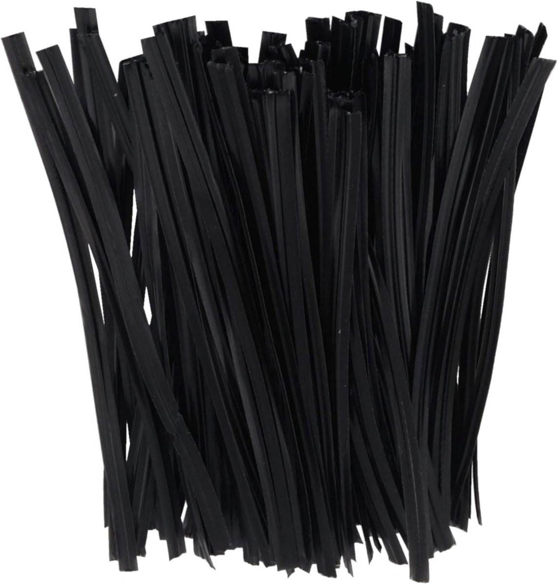 Twistbanden 100 stuks - Plastic met draadkern - Verschillende lengtes en kleuren - Ideaal voor het sluiten van zakken - ShopVlot