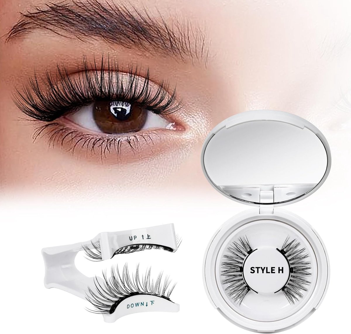 Herbruikbare Magnetische Wimpers met Applicator - Natuurlijke Look - Eenvoudig aan te brengen - ShopVlot
