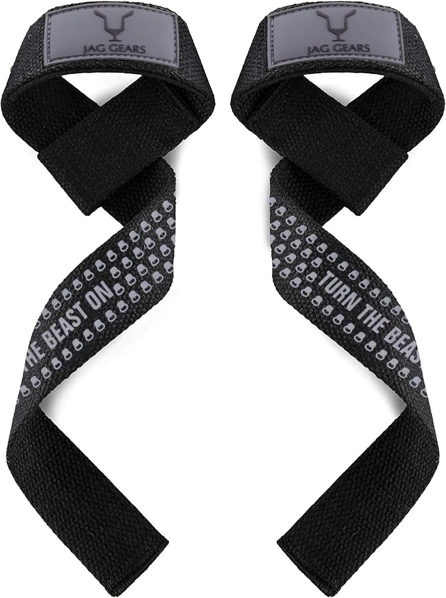 Lifting straps gewichtheffen - 5mm neopreen - gel-padded handvatten - optimale ondersteuning - ShopVlot