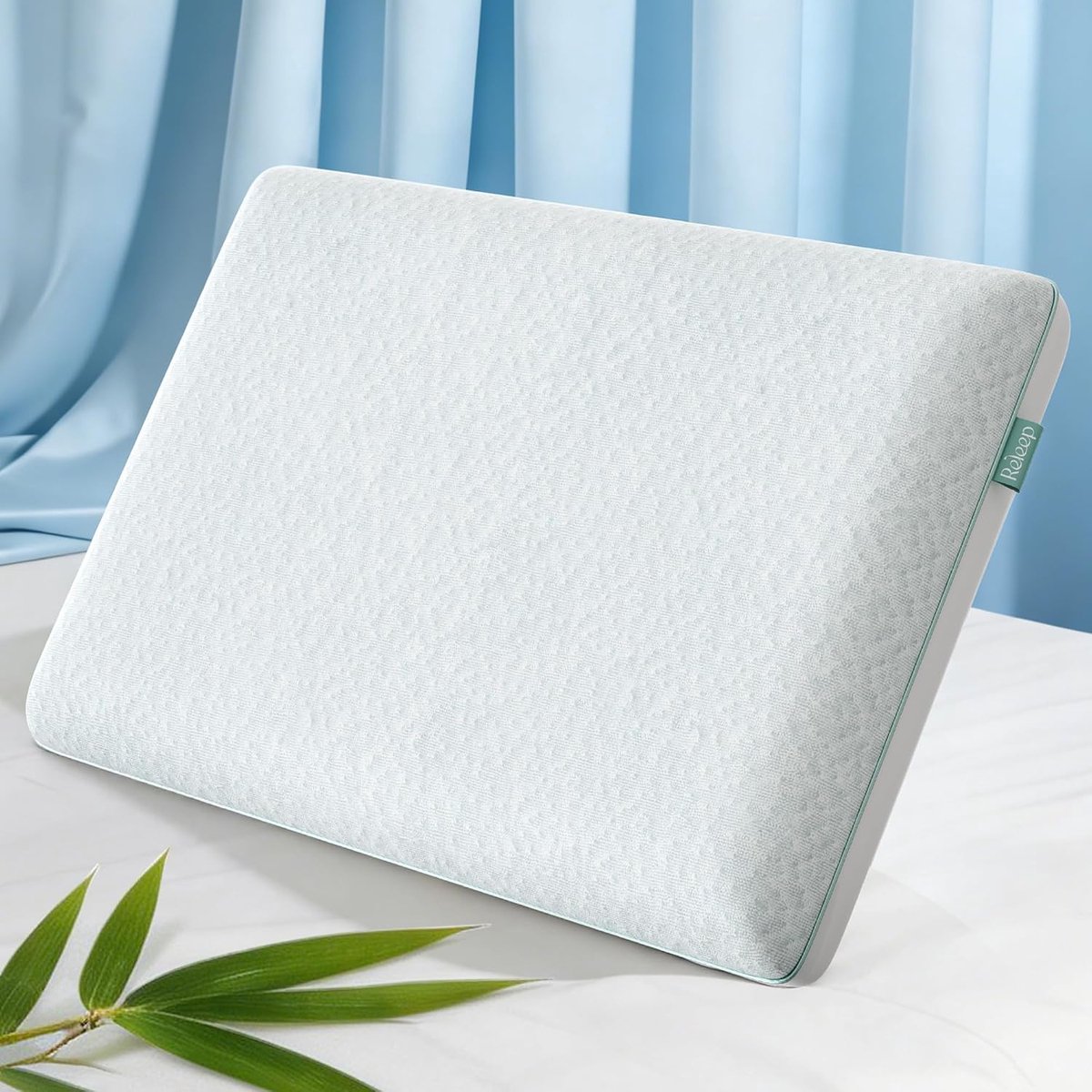 Hoofdkussen Zacht Koelend - Memory Foam - Innovatief 2-Zijden Design - Voor Comfortabele Nachtrust - ShopVlot