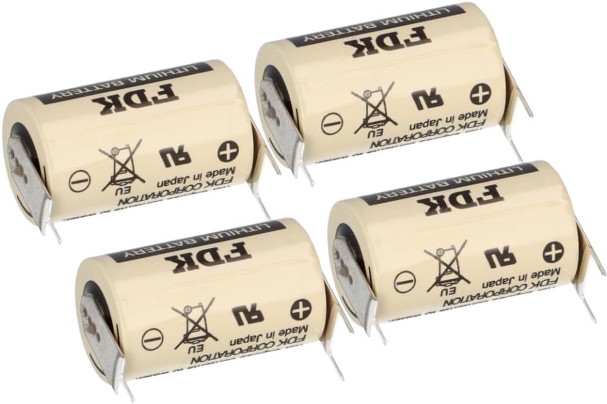 Lithium batterij 3V CR14250SE-FT1 - 4x 1/2AA - 850 mAh - betrouwbare energievoorziening - ShopVlot