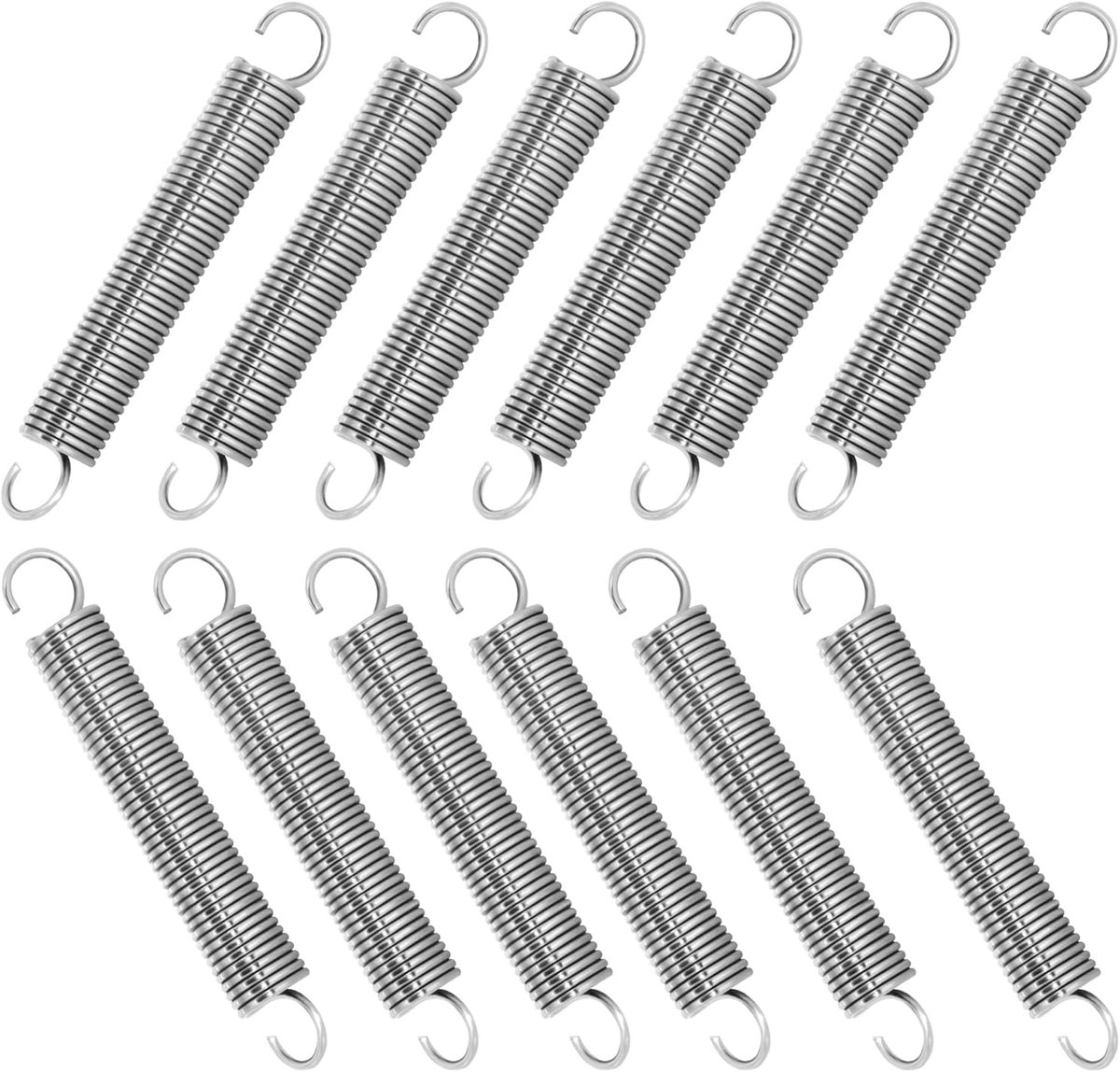 Trekveren 70mm - RVS met haak - 3.3 kg treksterkte - Ideaal voor diverse toepassingen - ShopVlot