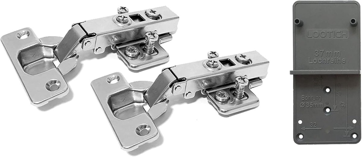 Keuken kastdeurscharnieren 35mm - Soft close met hydraulische demper - ShopVlot