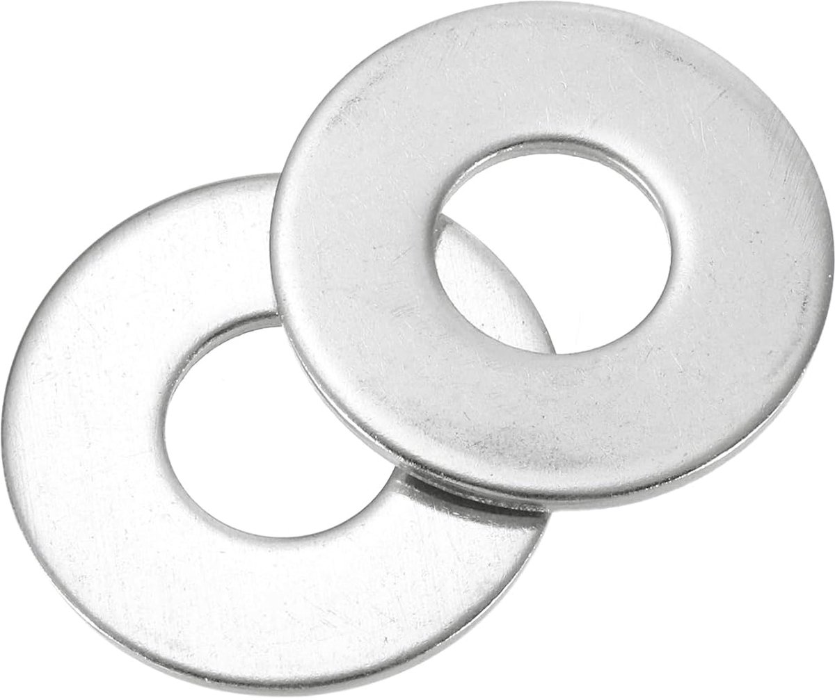 25 stuks M12 304 roestvrijstalen platte afdichtingen, sluitringen 12 mm ID 35 mm OD 2 mm dik platte afstandhouders voor schroeven, bouten, tuinarmatuur, reparatie, zilver
