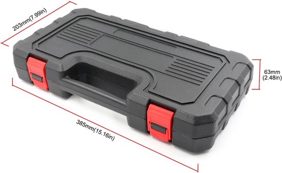 131-delige schroefdraadreparatieset, schroefdraad-reparatieset, gereedschap met M5, M6, M8, M10, M12, inzetstukken, hulzen, draadinzetstukken, schroefdraadboor — afbeelding 5