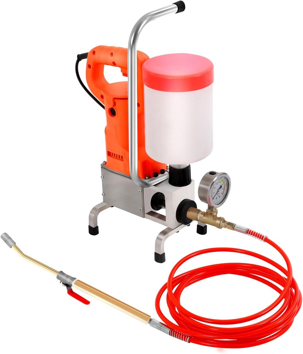 Injectiepomp 720W - Hoge druk - 10.000 psi - Ideaal voor het vullen van betonkraken - SnelShoppen