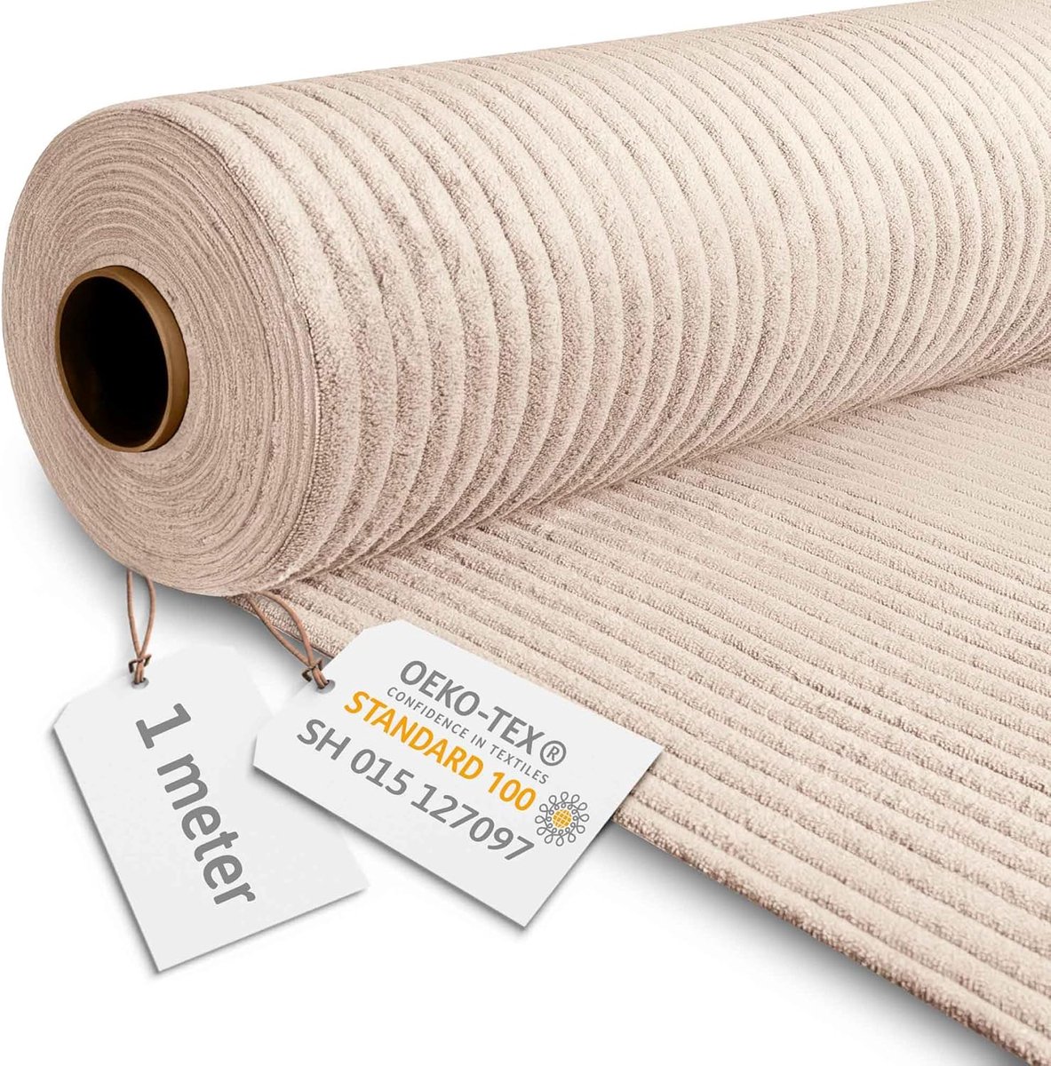 Stof per meter gewicht 380 g/m2 - bekledingsstof corduroy per meter 140 cm breed - meubelstof - Breitcord