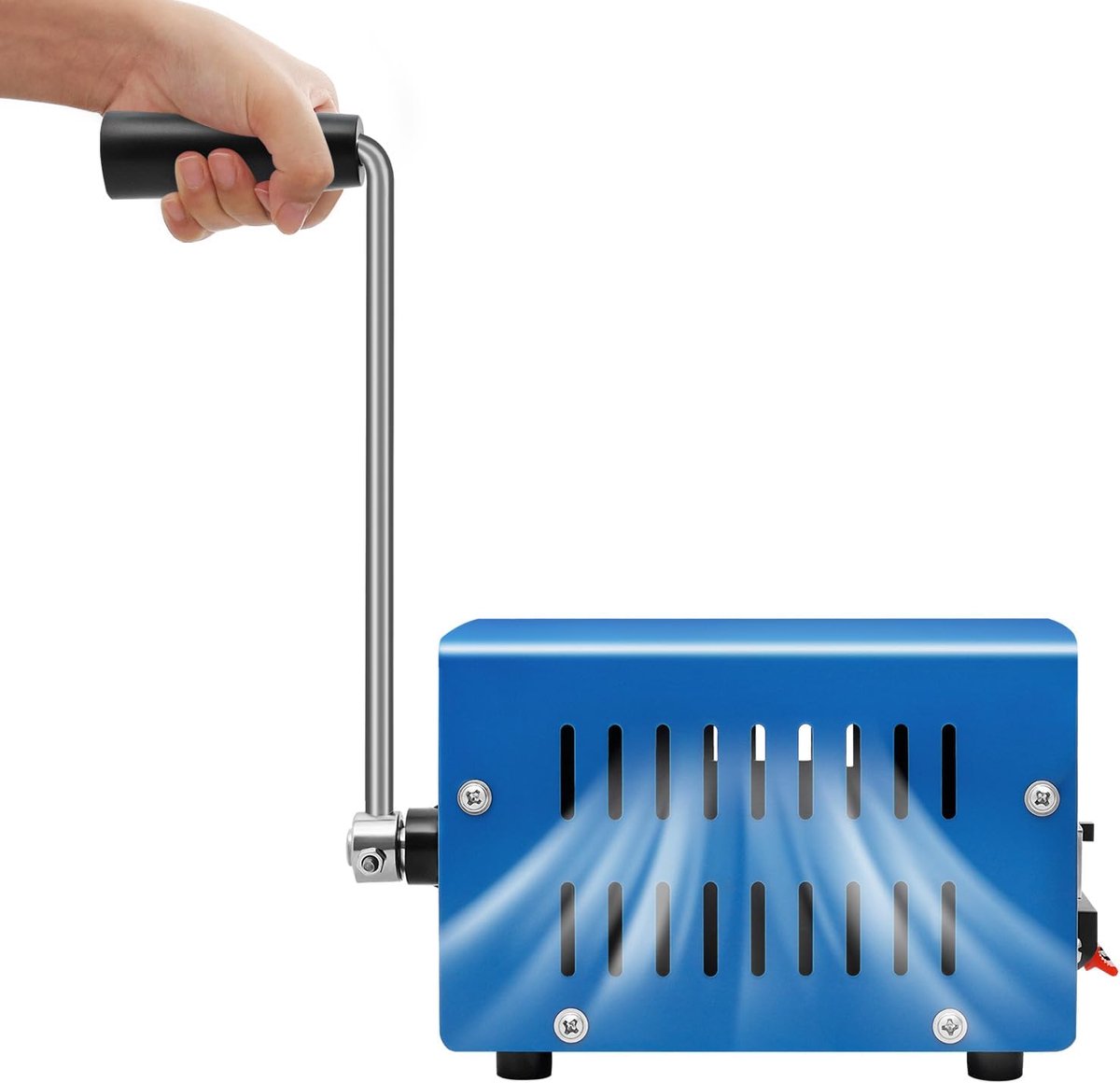 Handcrankgenerator 20 W - Draagbaar - Waterdicht en schokbestendig - Noodstroomvoorziening voor buitenactiviteiten - SnelShoppen