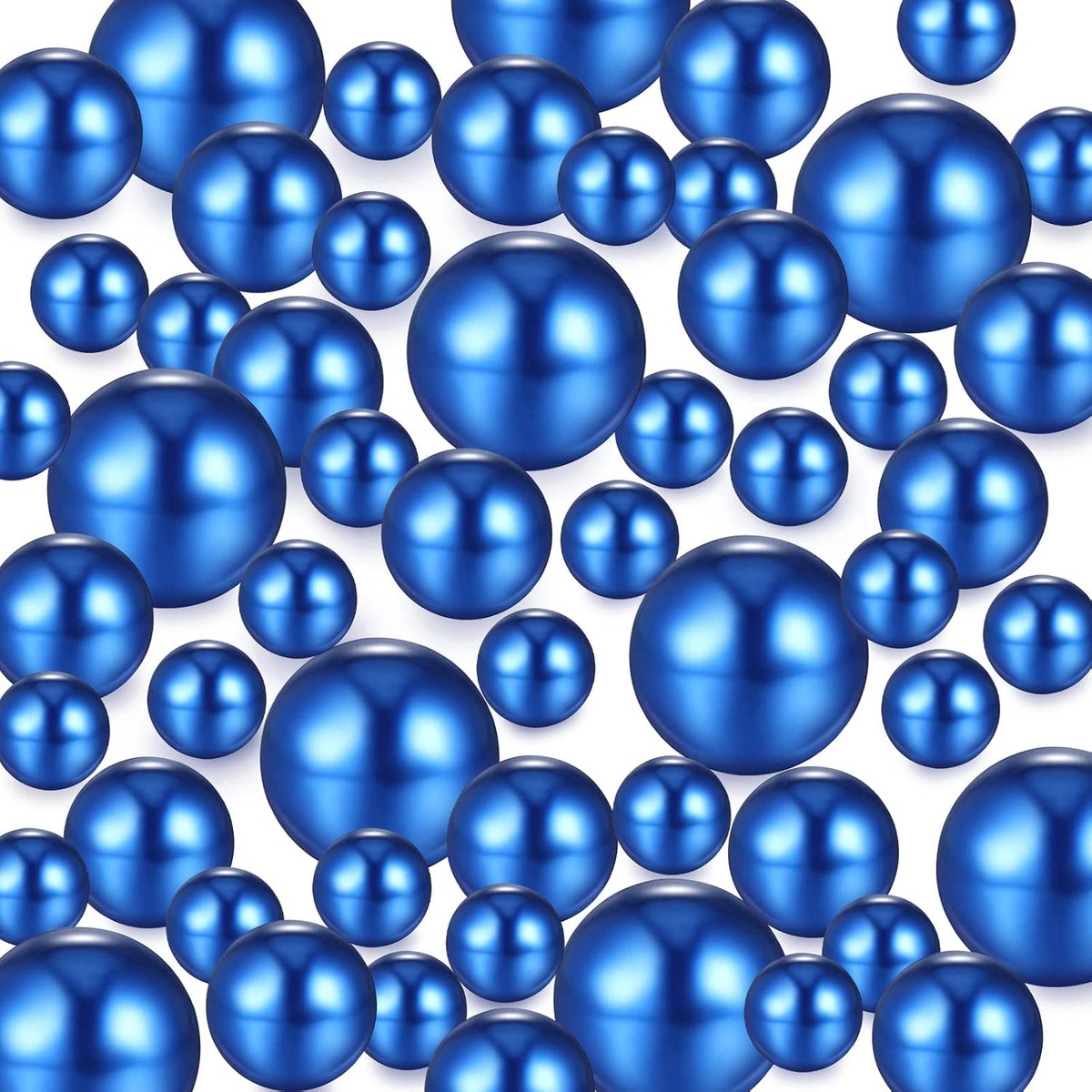 150 stuks nepparel, drijvende parels voor vaasvuller, geen gat glanzende parel gemengde maten, plastic losse kralen, voor doe-het-zelf sieraden, drijvende kaars, vaas centerpieces, 8/14/20mm