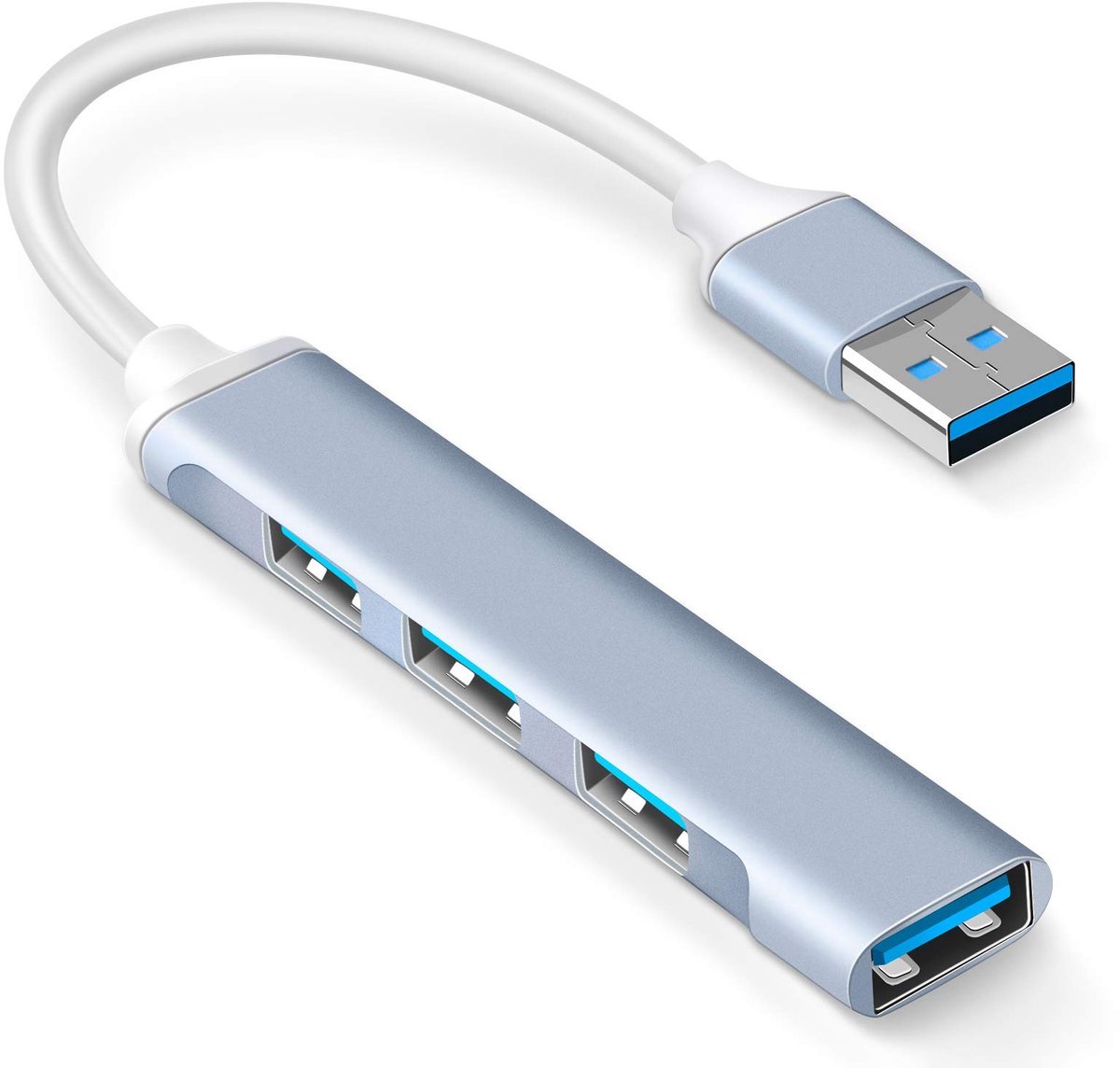 Casalora USB Hub – 4 Poorten USB 3.0 – USB C naar USB A – Laptop & PC
