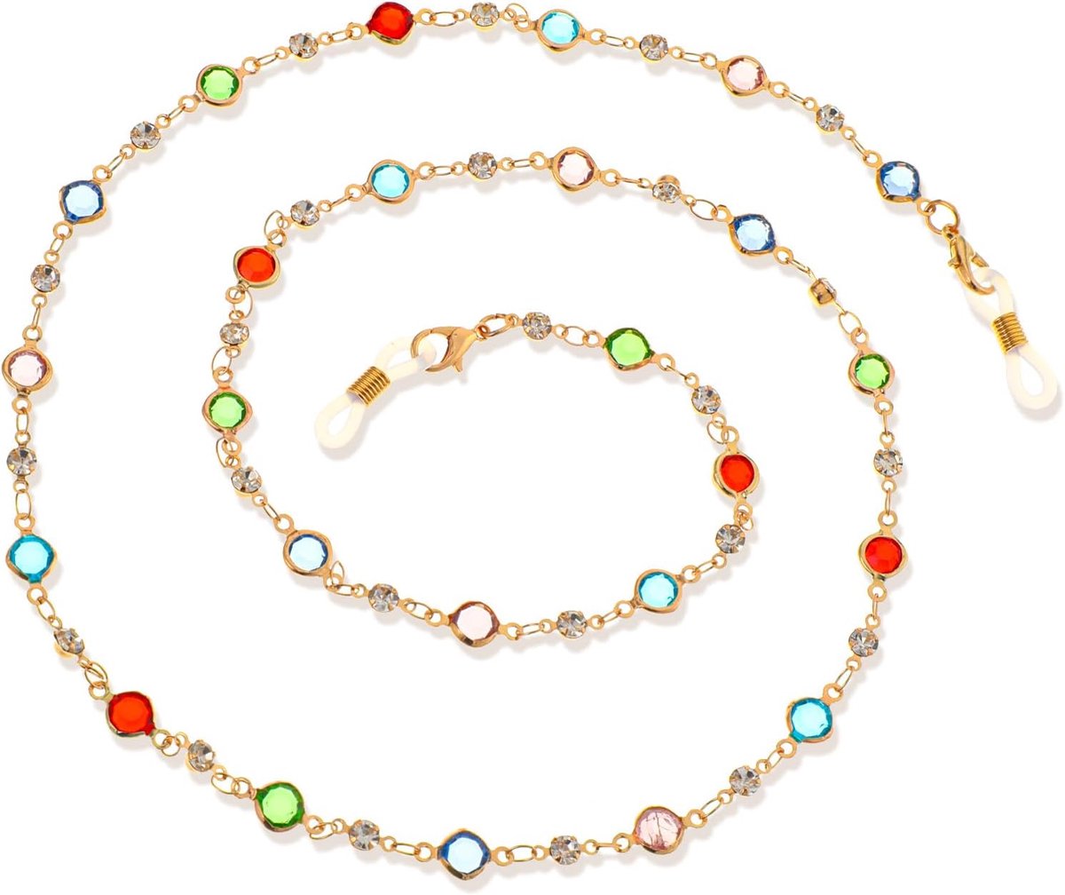 Brillenketting dames - moderne parels - brilhouder - trendy en praktisch - SnelShoppen