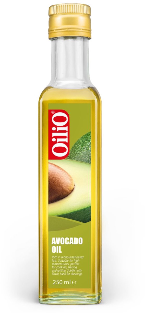 Oilio Avocado Oil 250ml – Premium Avocado-olie voor Koken, Bakken & Grillen