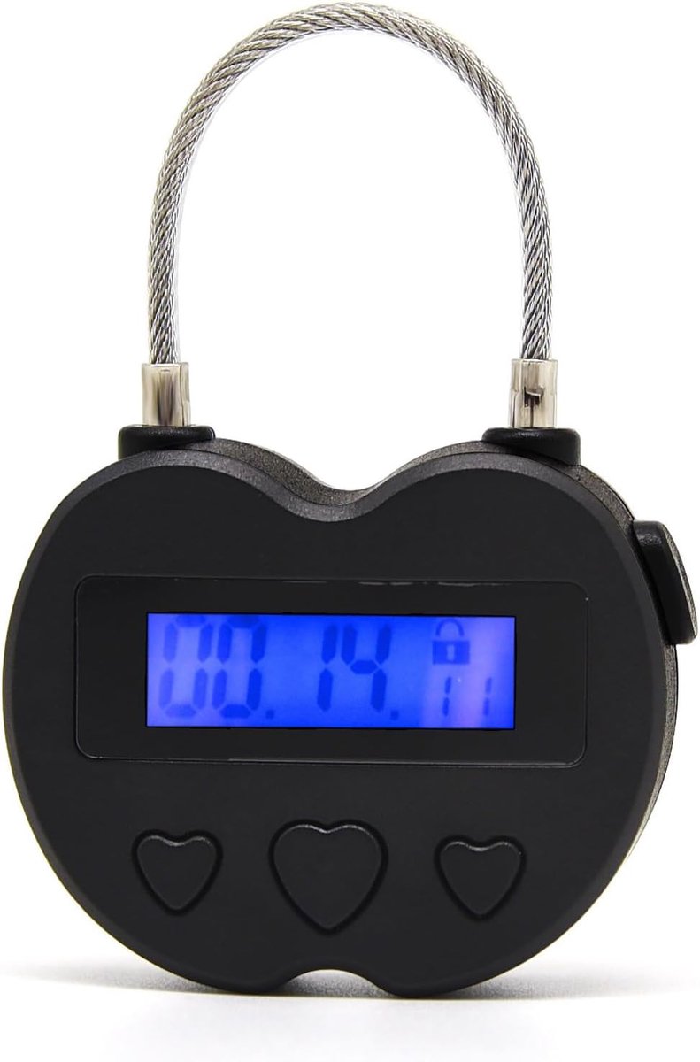 Slimme Timer Lock - 99 Uur Countdown - Zwart - Ideaal voor Volwassen Spellen - ShopVlot