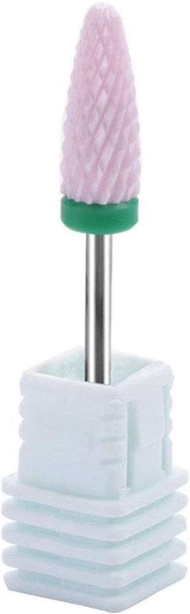 Nageldrilbits keramisch - cilindervormige slijpkop - 23 stuks - voor perfecte nagelverzorging - ShopVlot