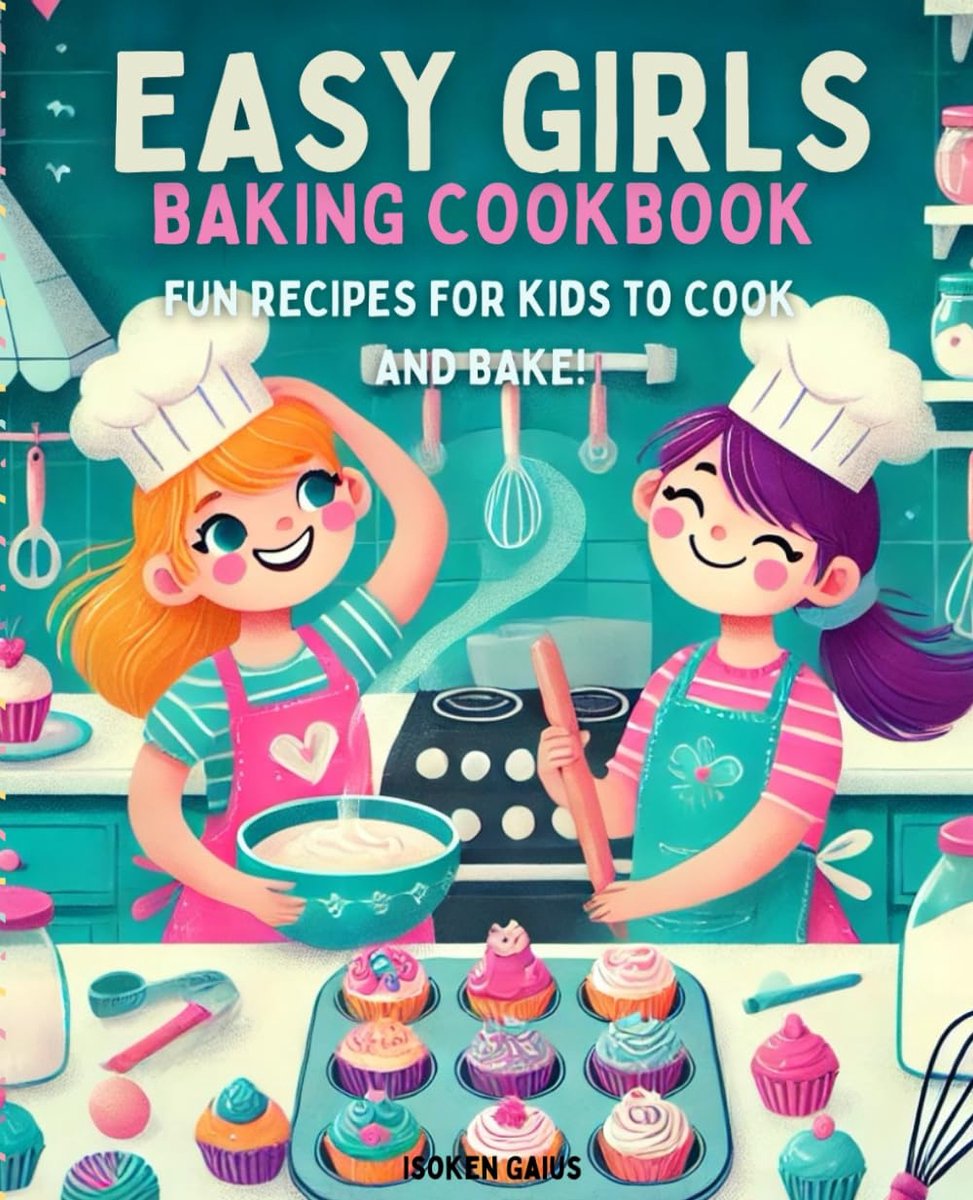 SnelShoppen - Easy Girls Baking Cookbook voor Kinderen 8-12 Jaar - Leuke Bakrecepten voor Feesten, Keuken, en Creatief Koken - Perfect voor Jongeren