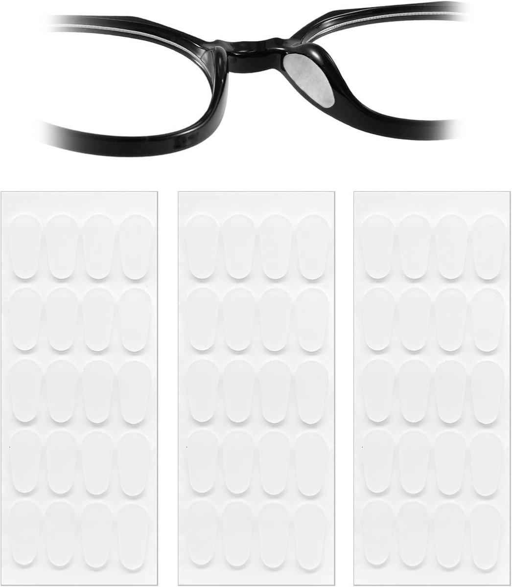 Neuspads 20 paar - siliconen - antislip - comfortabel voor brillen - ShopVlot