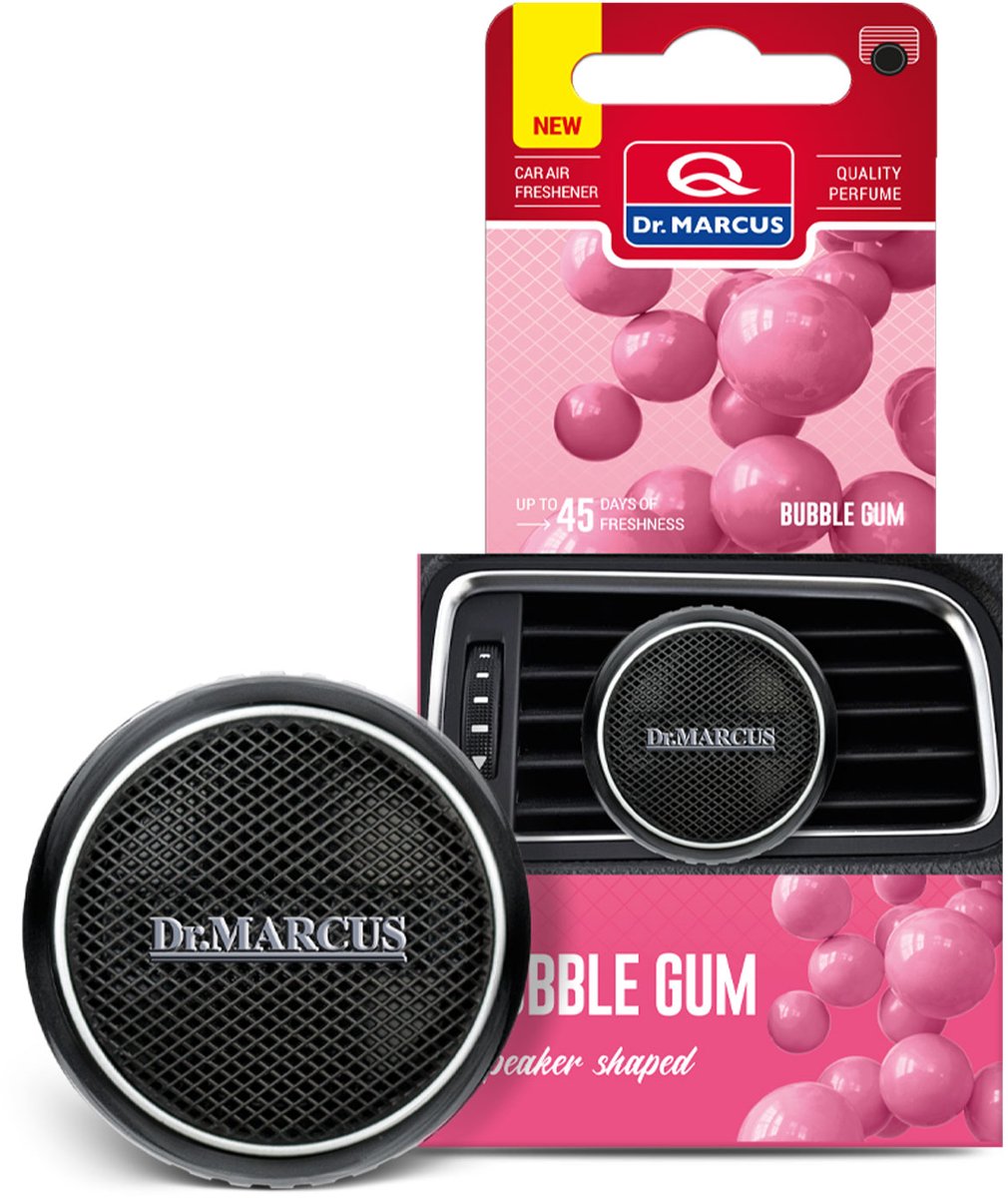Dr. Marcus Speaker Shaped – Bubble Gum – Auto-luchtverfrisser 1 Stuks [DRM07806]