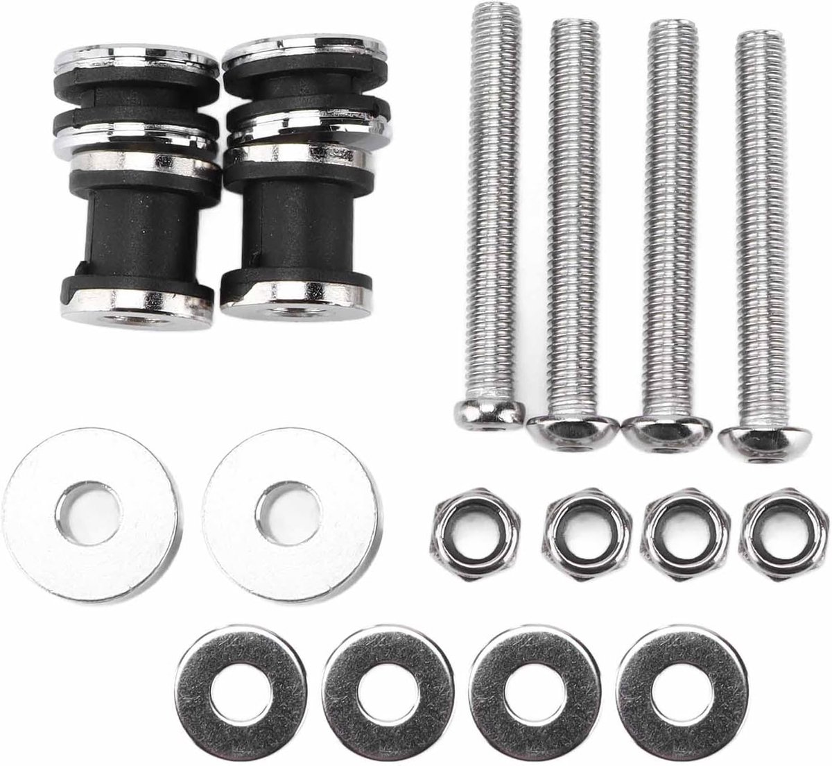 Motorcycle Mounting Kit - Metaal - Afneembare Sissybar Bevestiging - Geschikt voor FLSTC en FXST modellen - ShopVlot