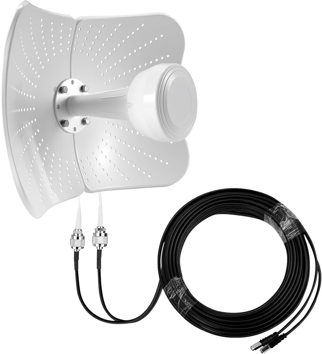 Mobiele antenne 22dBi - Dual Band 600-6000MHz - 4G LTE 5G Mimo - Versterkt zwakke signalen - ShopVlot