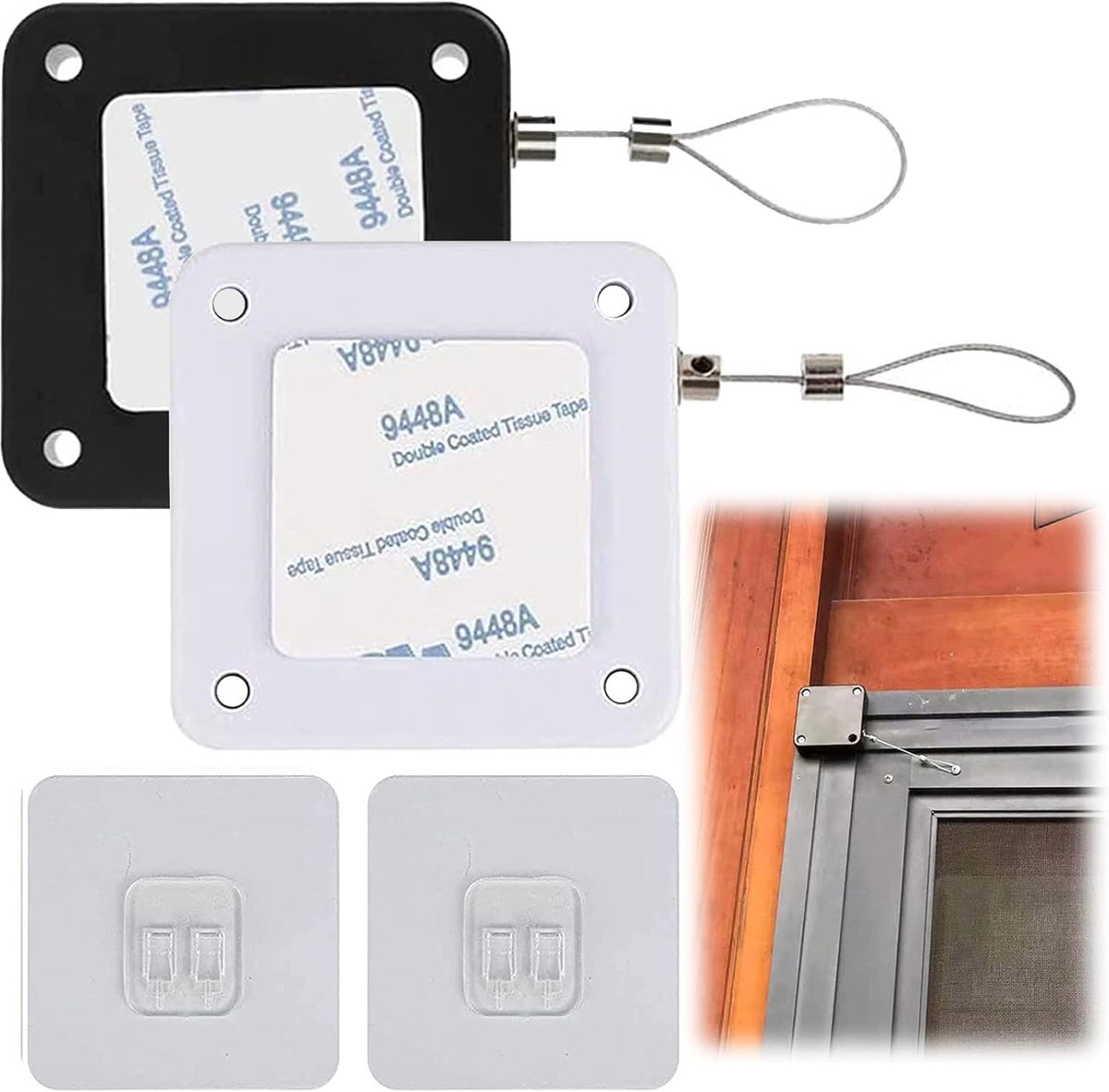 Automatische deurdranger 2 stuks - multifunctioneel - met sensor - ideaal voor thuis en kantoor - ShopVlot