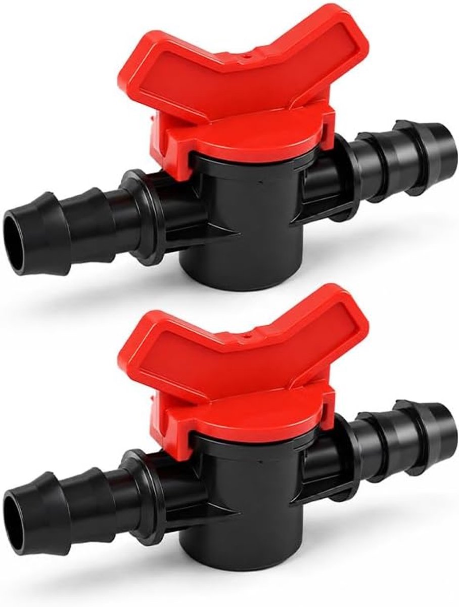 Baardafsluiter 19 mm - Set van 2 - Dubbel baardventiel - Nauwkeurige waterstroomregeling - ShopVlot