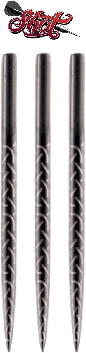 Steeldart punten 35mm - Viking gravering - Hoge precisie - Perfect voor competitie - ShopVlot