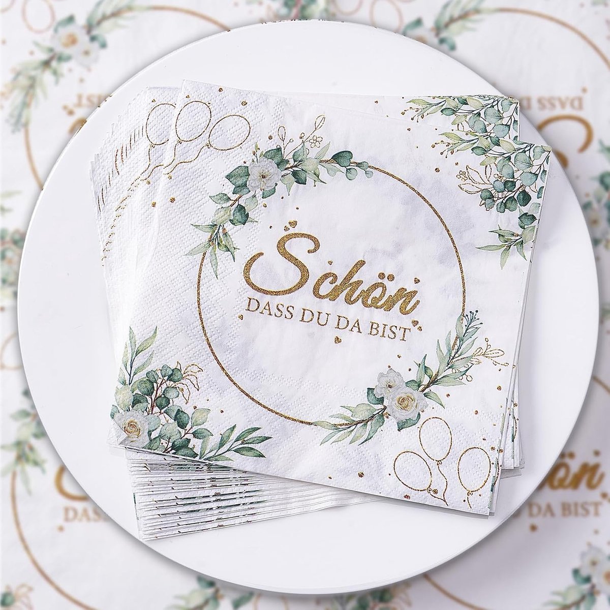 Servetten verjaardag 40 stuks - Papieren - Kleurrijk design - Perfect voor feesten - ShopVlot