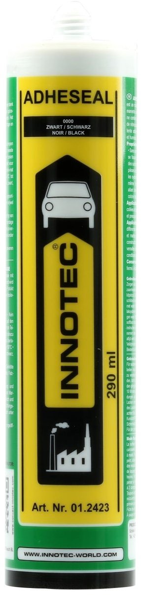 Lijm en kit 290 ml - zwart - permanent elastisch - ideaal voor delicate materialen - ShopVlot