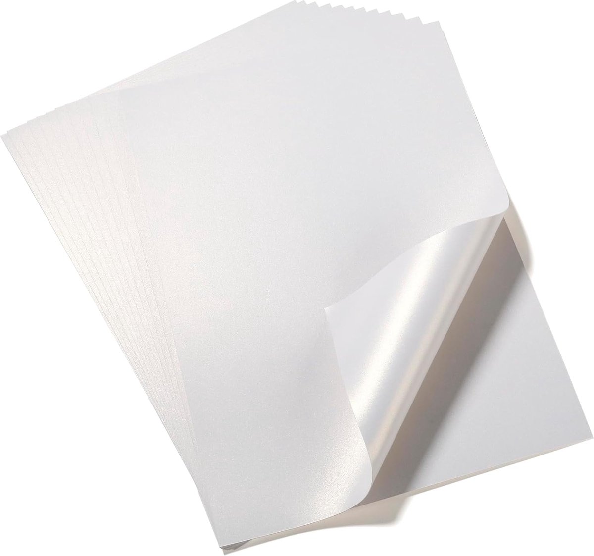 Pergloss papier A4 - ivoorwit metallic - 250 g/m² - luxe uitstraling voor ambachten - ShopVlot