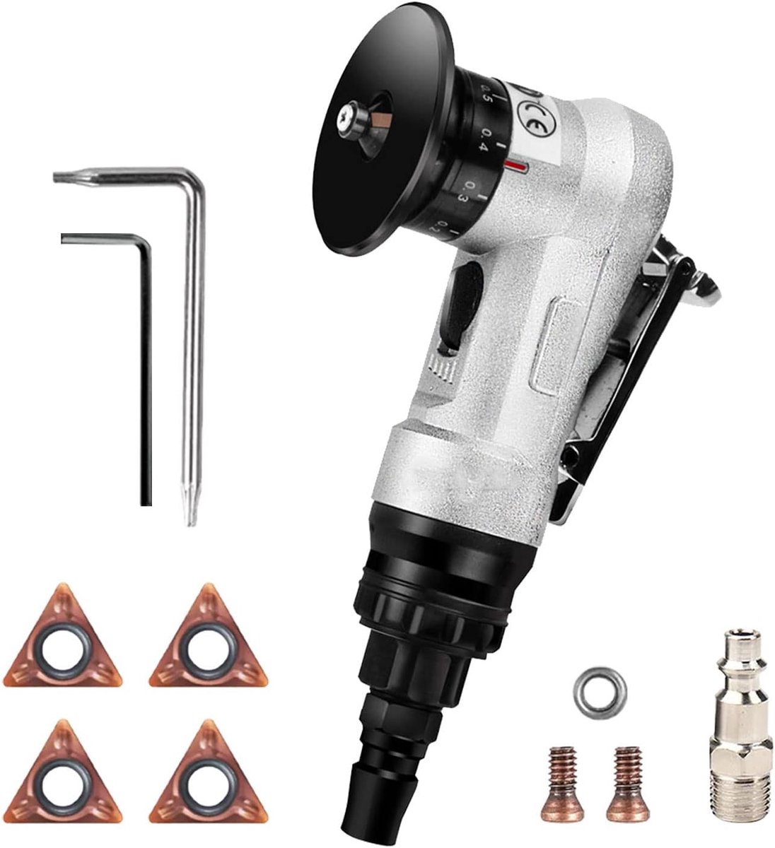 Mini chamfering machine 1/4" - pneumatisch - 30000RPM - perfect voor het afbramen - ShopVlot
