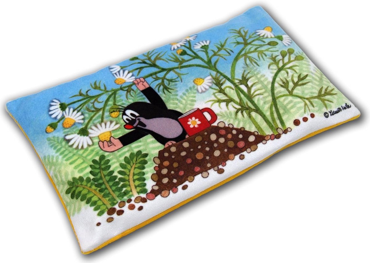 Warmtekussen voor de magnetron 25 x 15 cm - cartoon - ultrazacht pluche - warmtetherapie voor kinderen - ShopVlot