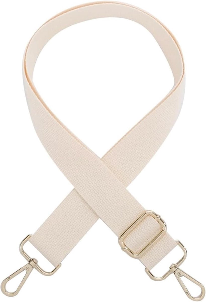 Schouderband voor handtas - Verstelbaar 80-140 cm - Katoen en linnen - Ideaal voor handbagage - ShopVlot