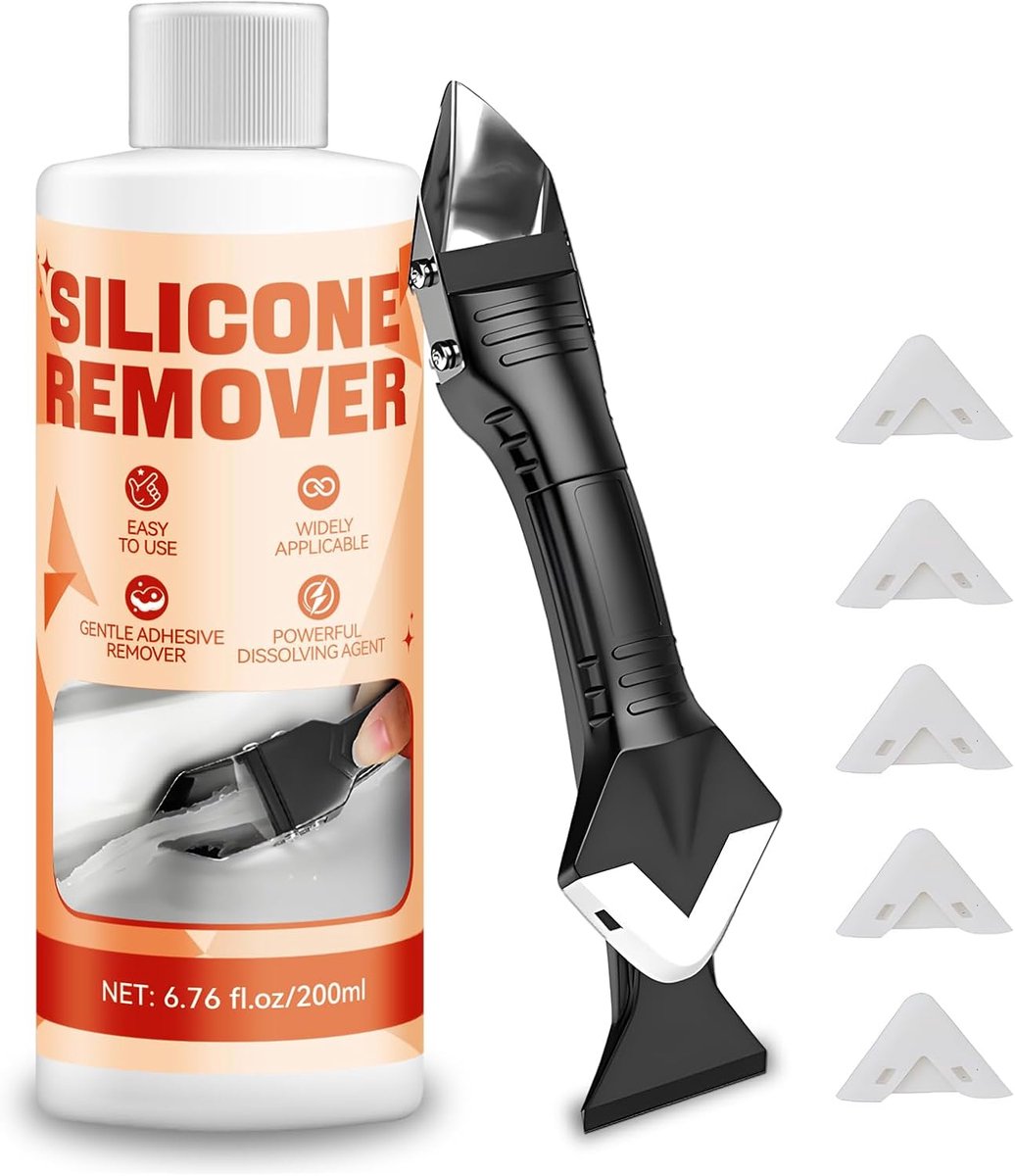Siliconenverwijderaar 200ml - Oplosmiddel voor silicone - Snel en effectief - Geschikt voor keukens en badkamers - ShopVlot