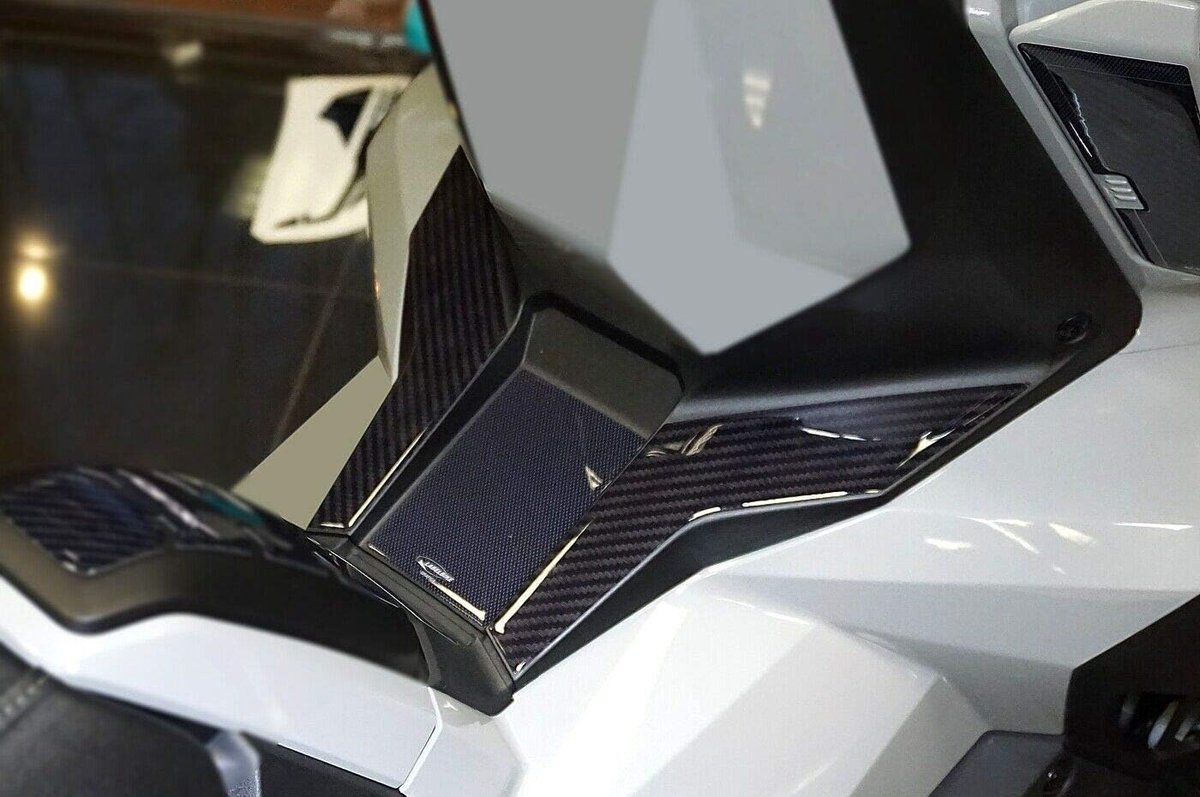 3D sticker motorvoetensteun - resin - bescherming en decoratie - personaliseer je Honda XADV 750 - ShopVlot