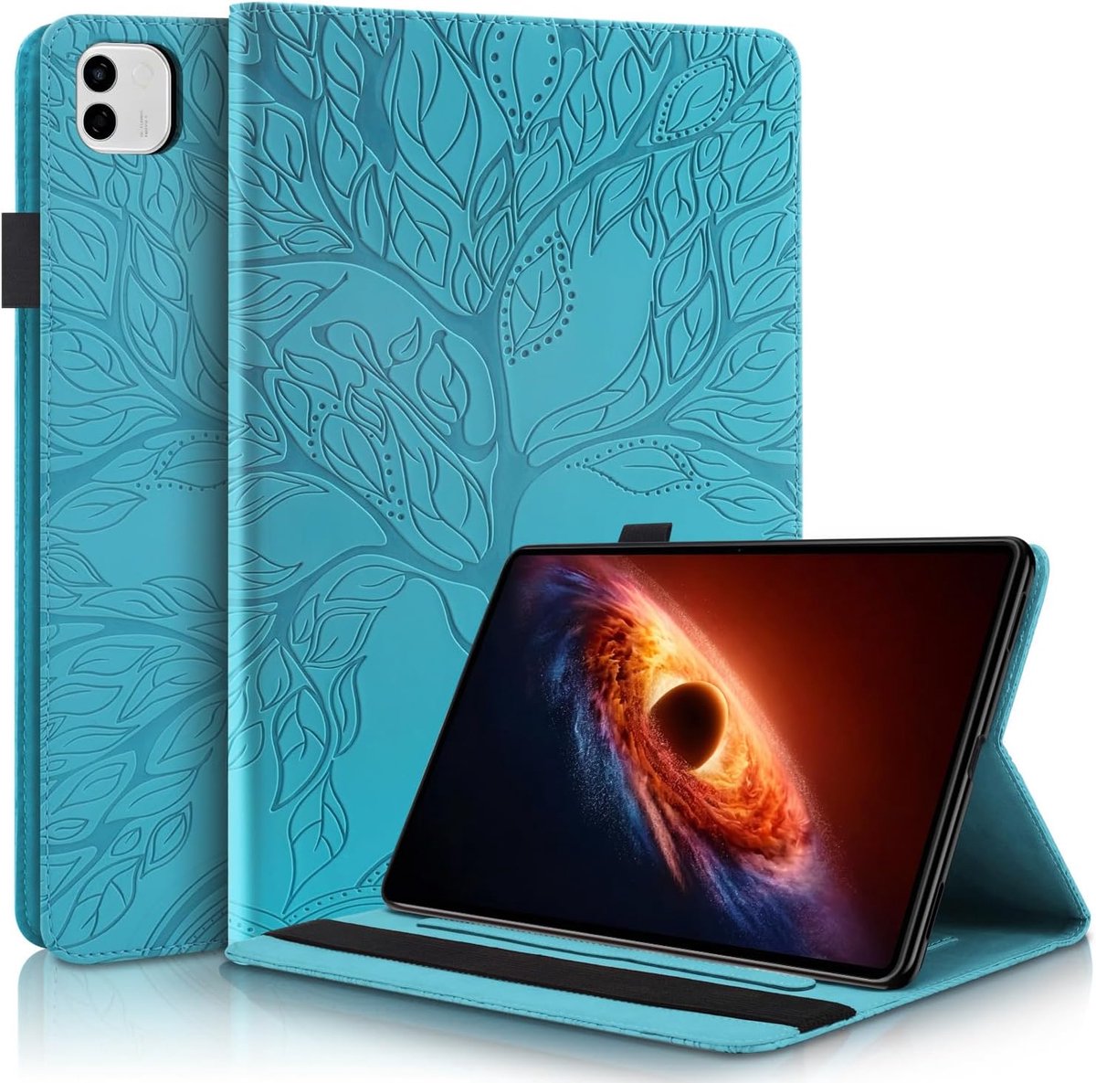 Hoes voor Honor MagicPad 4 / 3 Pro 12,3 inch - licht PU-leer - folio-standaard - bescherming tegen stoten en krassen - ShopVlot