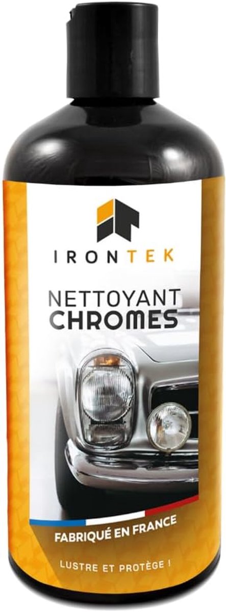 Chroomreiniger Metaalpoets 500ml - Verwijdert oxidatie - Anti-corrosie beschermfilm - Polijst uitlaat en velgen - ShopVlot
