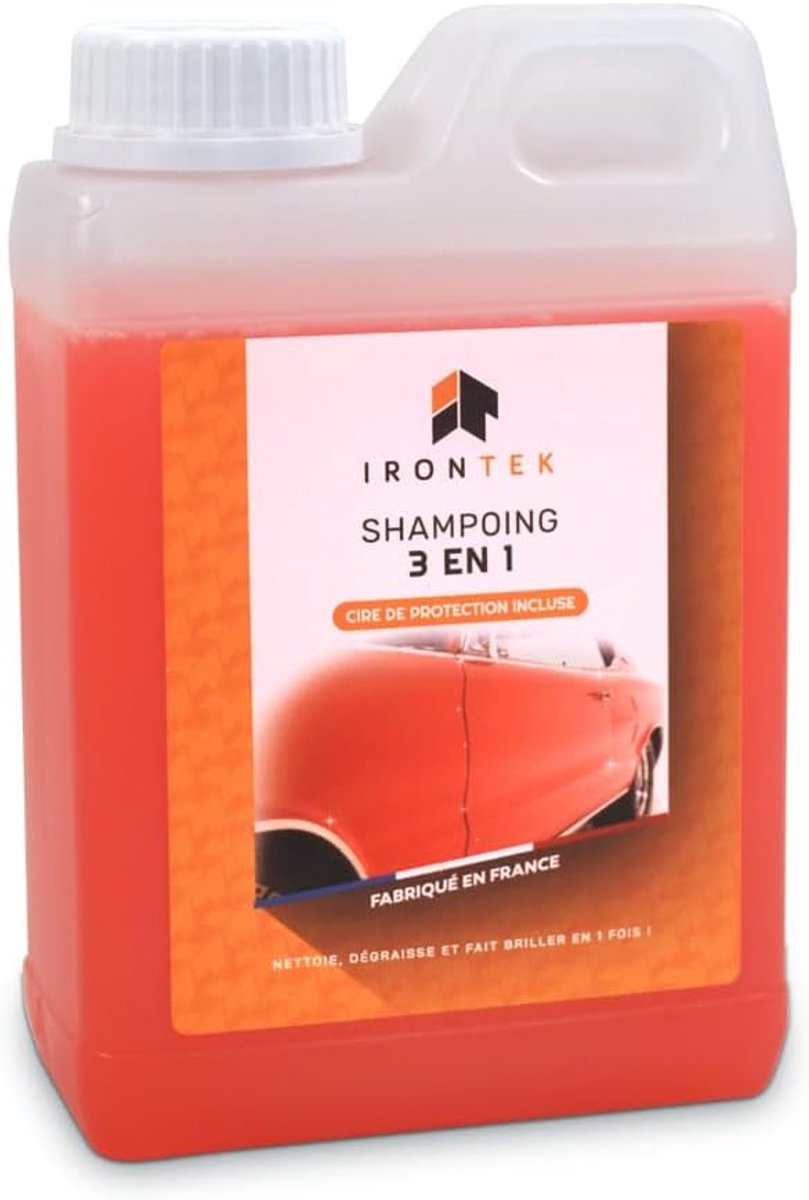 Shampoing 3 in 1 - 1L - Voor alle haartypes - Verzorging en glans - ShopVlot