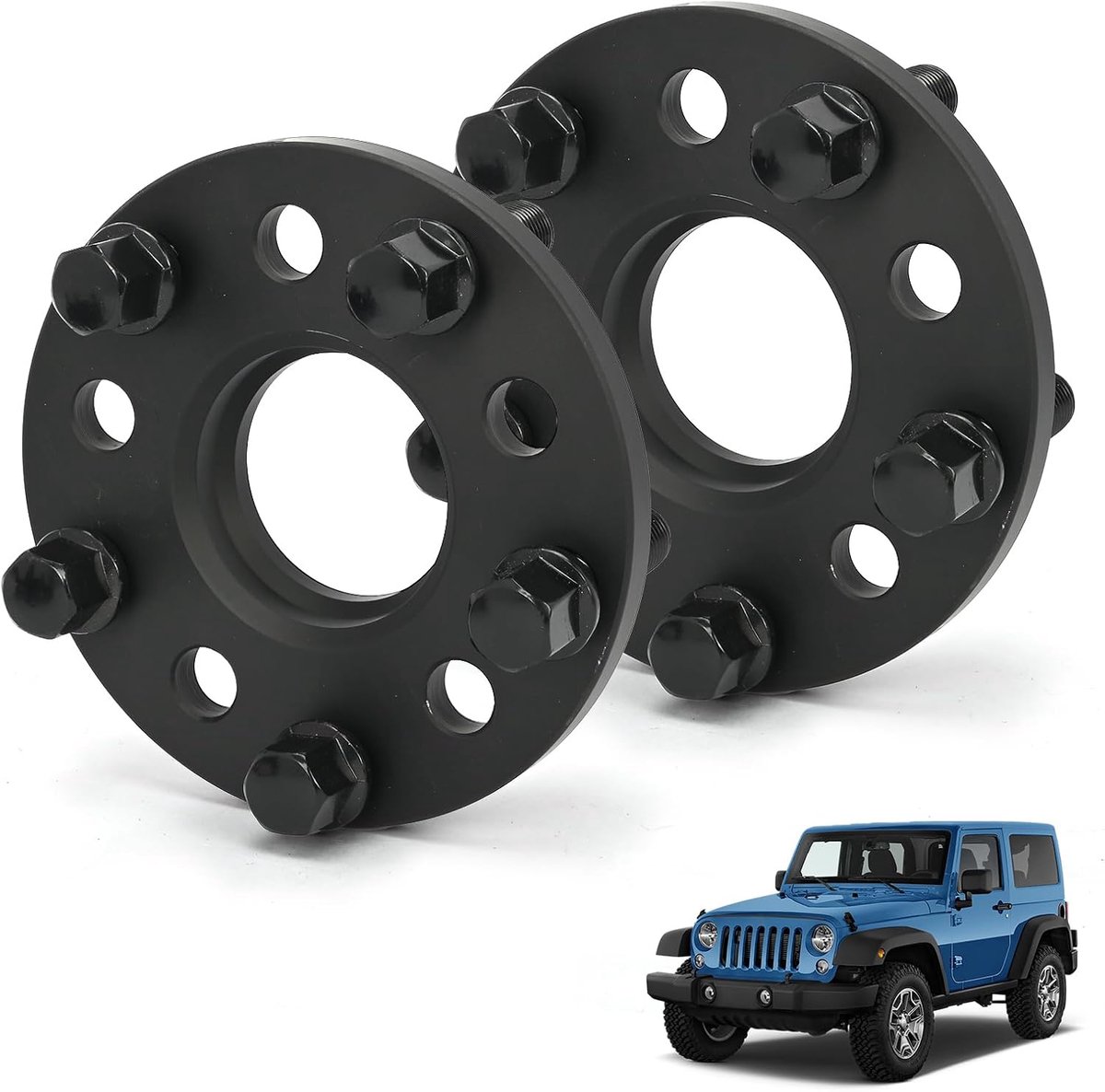 Trackverbreder set 5 x 112 mm + 5 x 100 mm - 10 mm schijven - Inclusief M14 x 1.5 bouten - Voor betere stabiliteit - ShopVlot