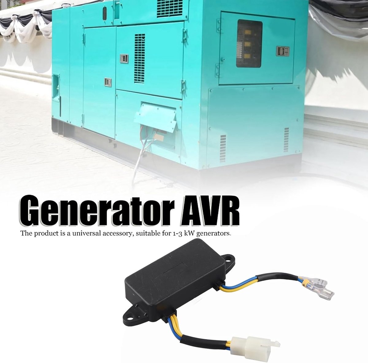 250 V 220 UF generator, Avr voor 1-3 KW T103a2-3kw Avr auto spanningsregelaar universeel, zwart