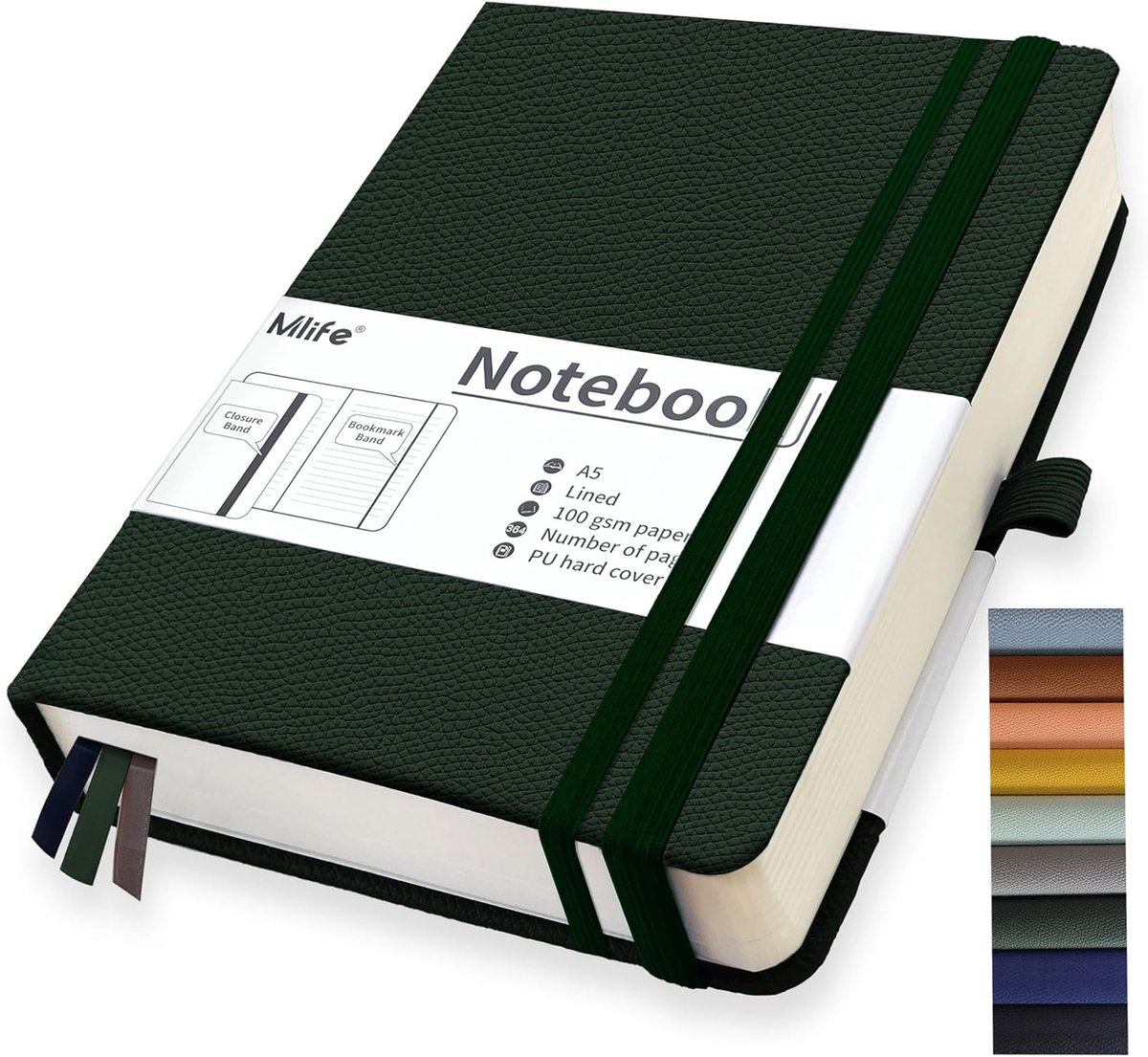 Notitieboek A5 - 360 pagina's - 100g/m² papier - Ideaal voor school en kantoor - SnelShoppen