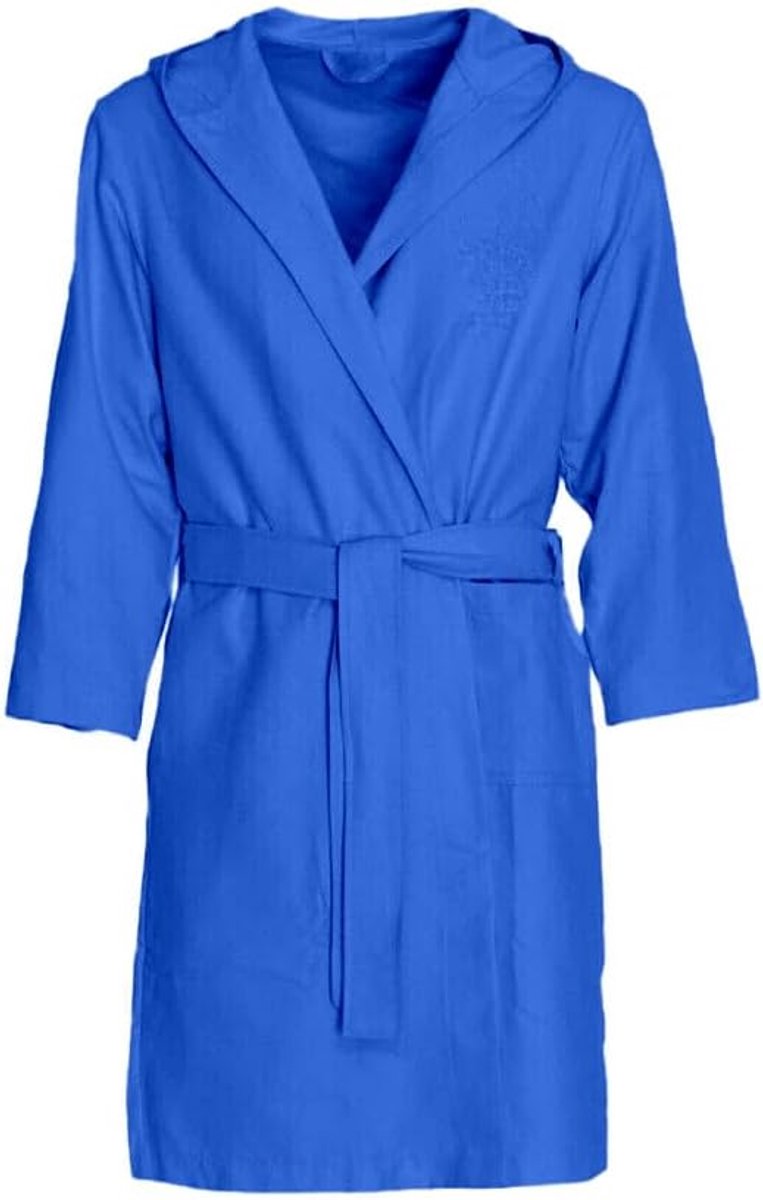 Home Badjas voor meisjes van hypoallergene microvezel, zacht, licht, ruimtebesparend, absorberend, sneldrogend, met capuchon, zakken, riem met lussen en haken, wasbaar (strijkvrij)