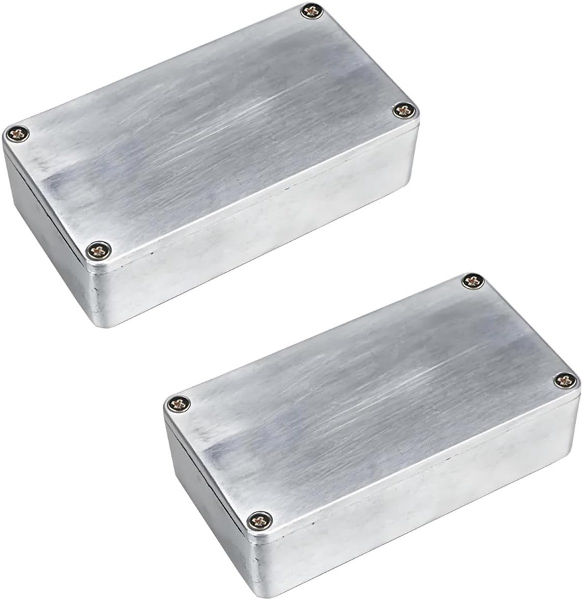 2 stuks 1590B koffer voor gitaar-effectpedaal box metaal stomp aluminium gegoten elektronische projecten behuizing pedalen effecten houder 112 mm x 60 mm x 31 mm