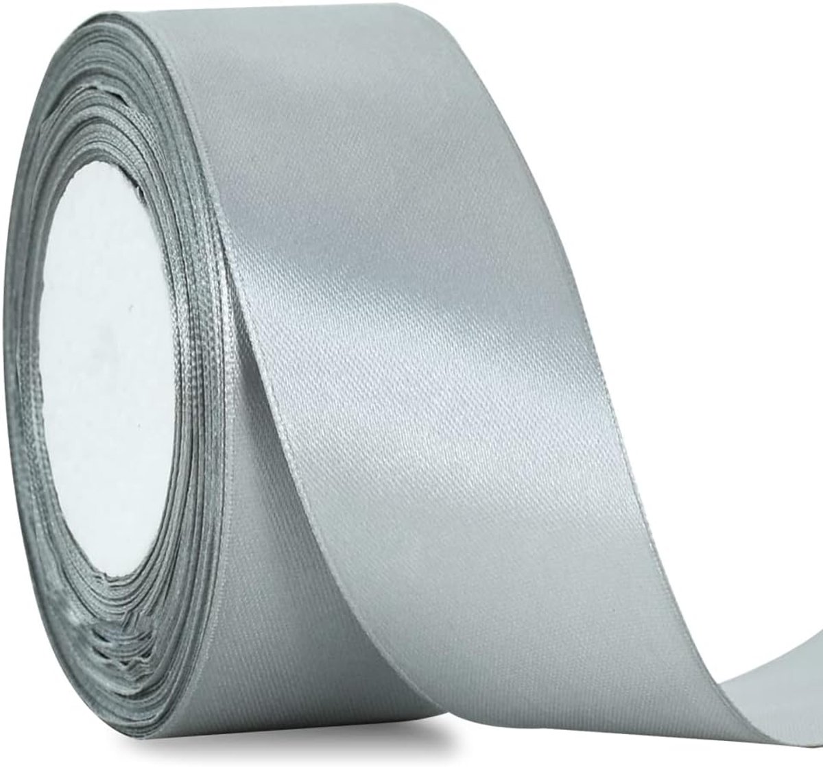 Satijnen lint lichtgoud, breed, massief stoffen lint voor bruiloft, auto, knippen, ceremonie, grote opening, stoelsjerp, haarnaaien, handwerk, feest, decoratie, 4cm x 20m