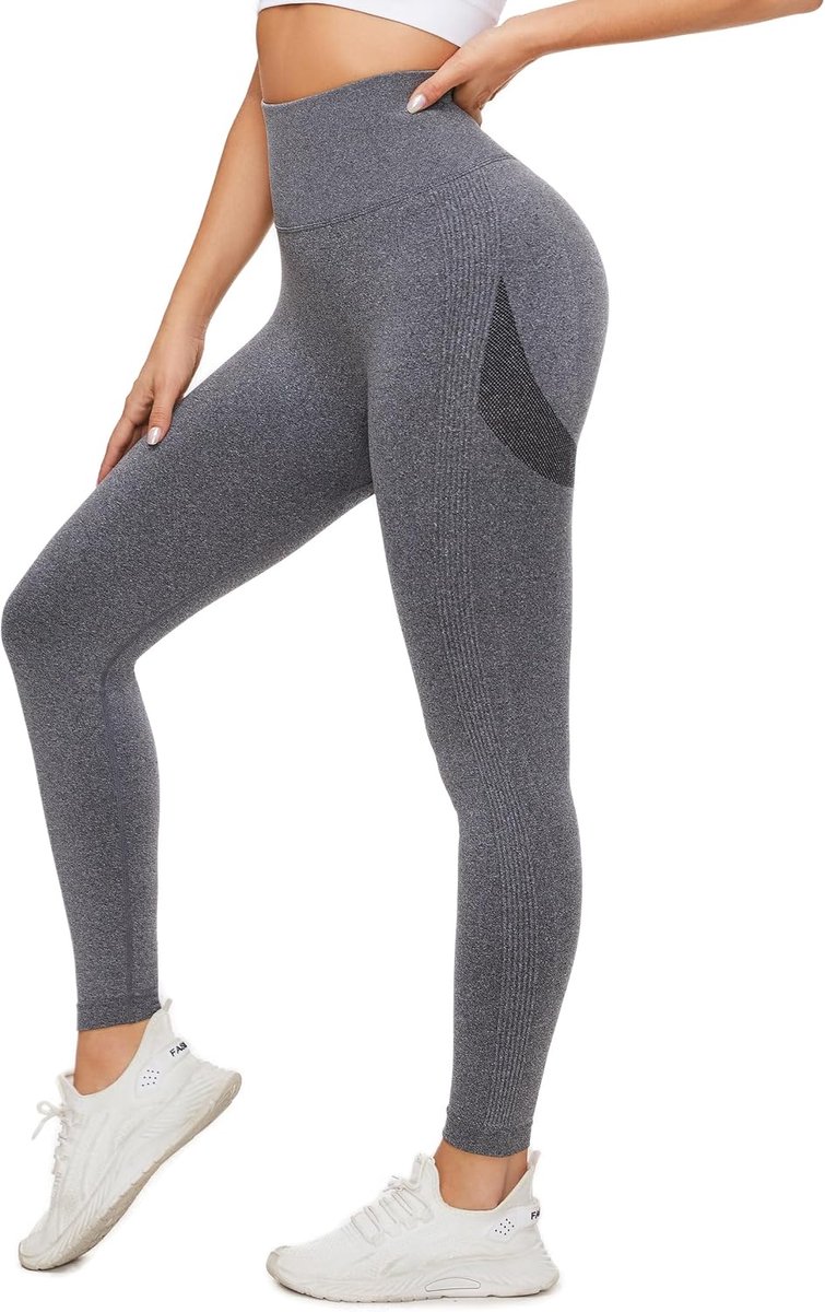 Sportlegging voor dames, booty scrunch butt, gym, leggings, hoge taille, lange yogabroek, push-up, fitness, outdoor, sportbroek