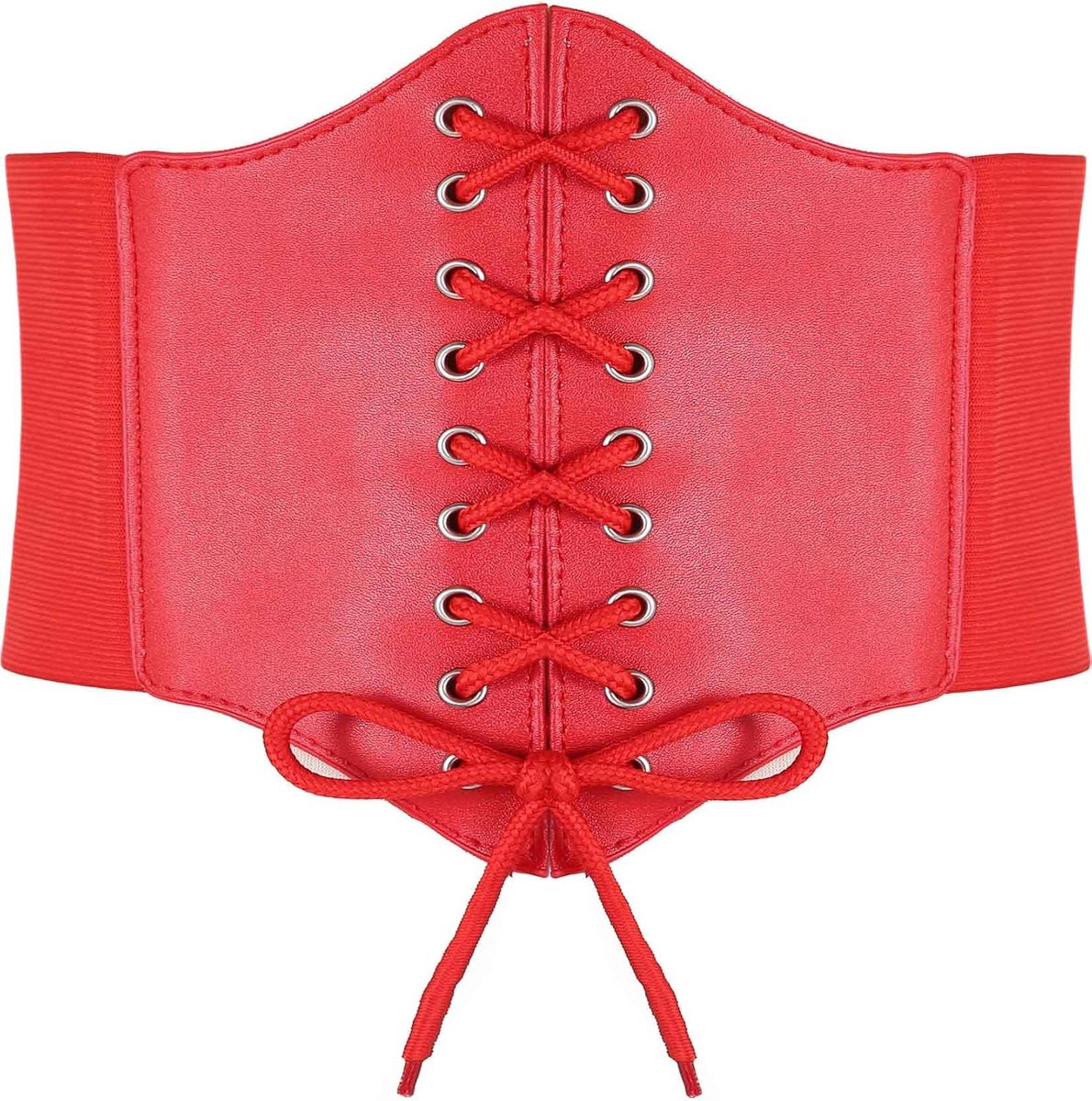 Vrouwen Meisjes Elastische Brede Band Elastische Gebonden Waspie Corset Taille Riem